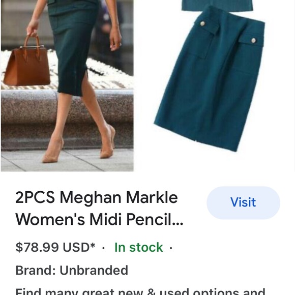 Megan’s outfit seen in many photos. - Picture 3 of 8